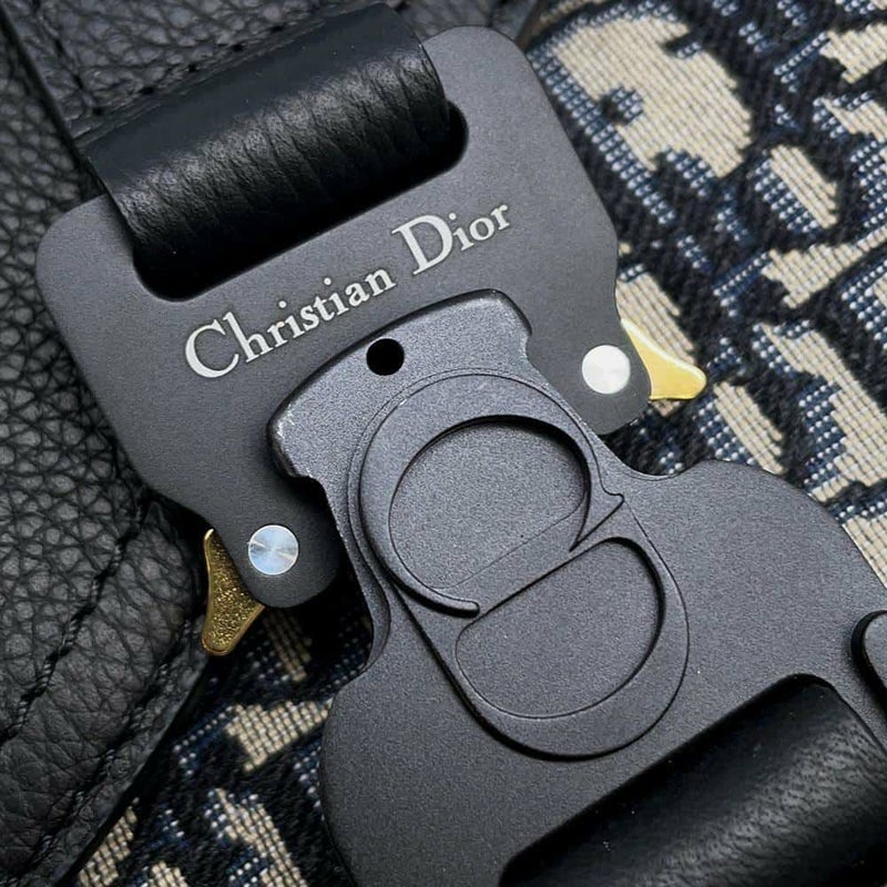 クリスチャン・ディオール ショルダーバッグ サドル オブリーク 1ADME162YKS Christian Dior トロッター 黒