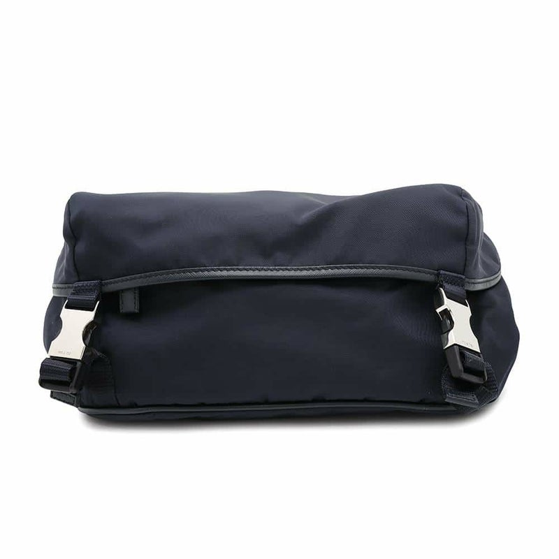 プラダ ボディバッグ ナイロン/レザー VA0994 PRADA ウエストポーチ メンズ