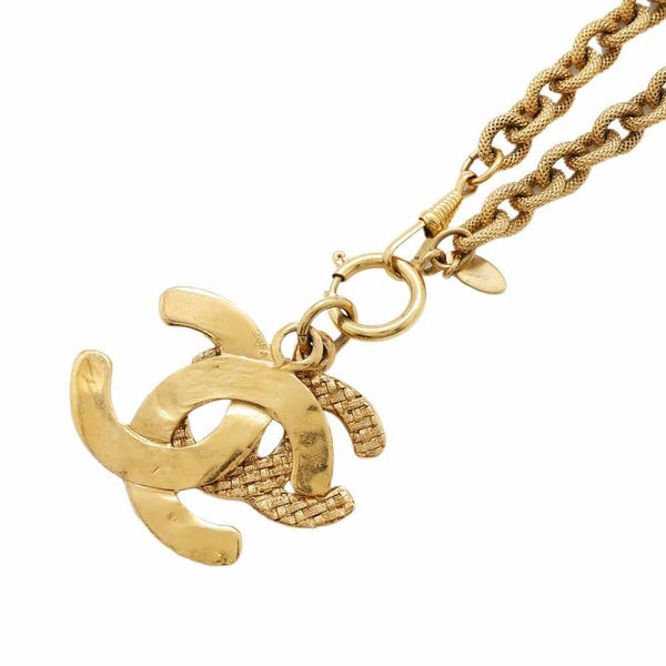 シャネル ロングネックレス ダブルココマーク メタル 2 9 CHANEL アクセサリー