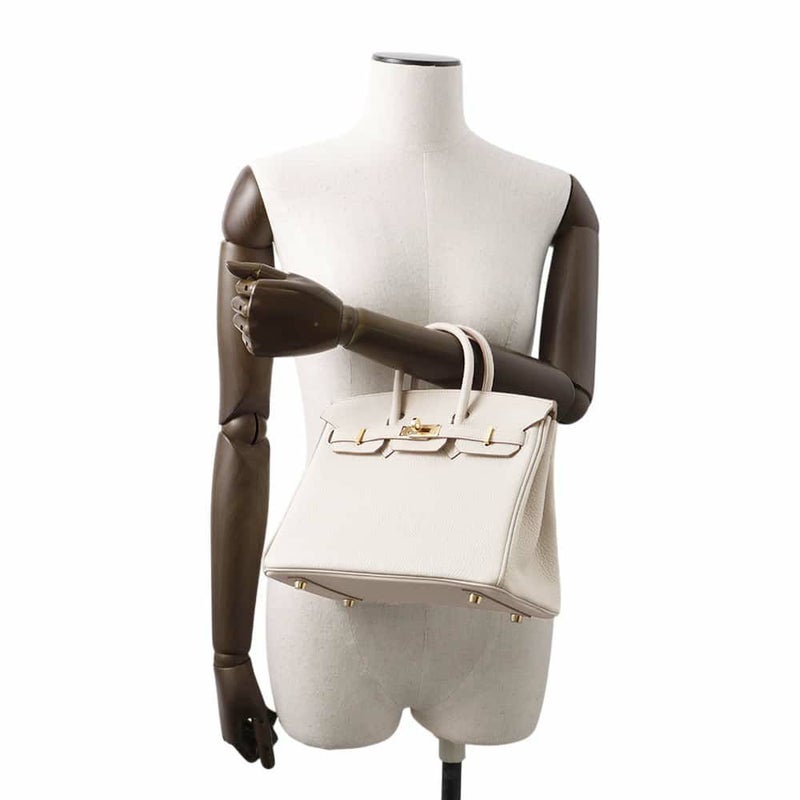 エルメス バーキン25 ベトン/ゴールド金具 トゴ W刻印 HERMES Birkin ハンドバッグ