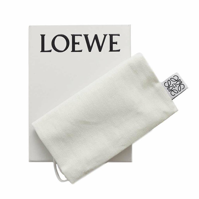 ロエベ 二つ折り財布 リピート コンパクト ジップウォレット C499Z41X04 LOEWE 財布 黒