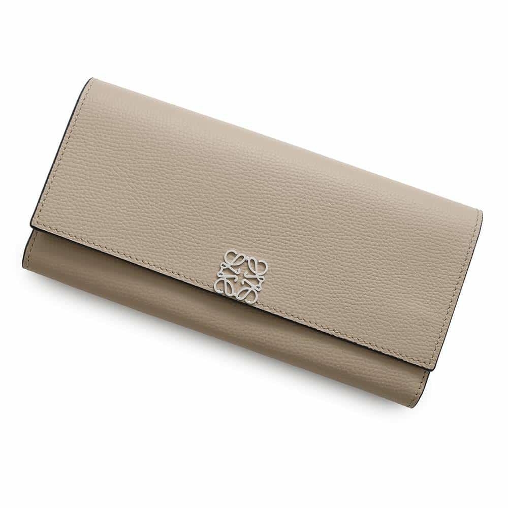 希少✨LOEWE ロエベ アナグラム 長財布  ブラウン LOEWE（ロエベ） アナグラム ラウンドファスナー ロングウォレット 長