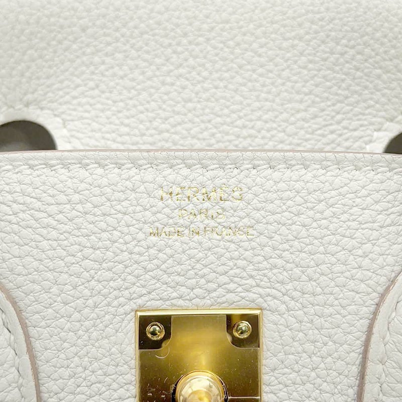 エルメス バーキン25 グリスペール/ゴールド金具 トゴ B刻印 HERMES Birkin ハンドバッグ