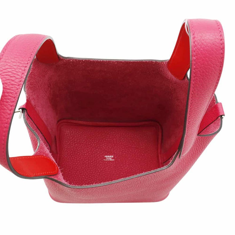 エルメス ピコタンロックPM エクラ ローズメキシコ/ルージュクー/シルバー金具 トリヨンクレマンス/スイフト Y刻印