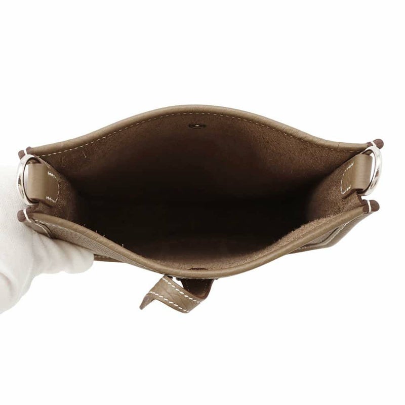 エルメス エブリンTPM アマゾン エトゥープ/ブルーインディゴ/シルバー金具 トリヨンクレマンス W刻印