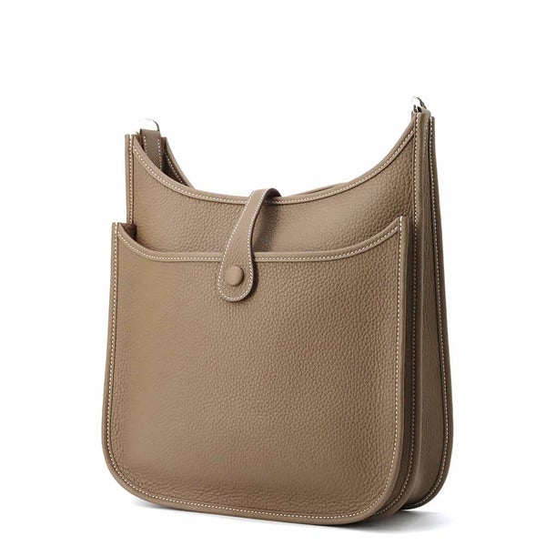 エルメス ショルダーバッグ エブリン3 PM エトゥープ/シルバー金具 トリヨンクレマンス W刻印