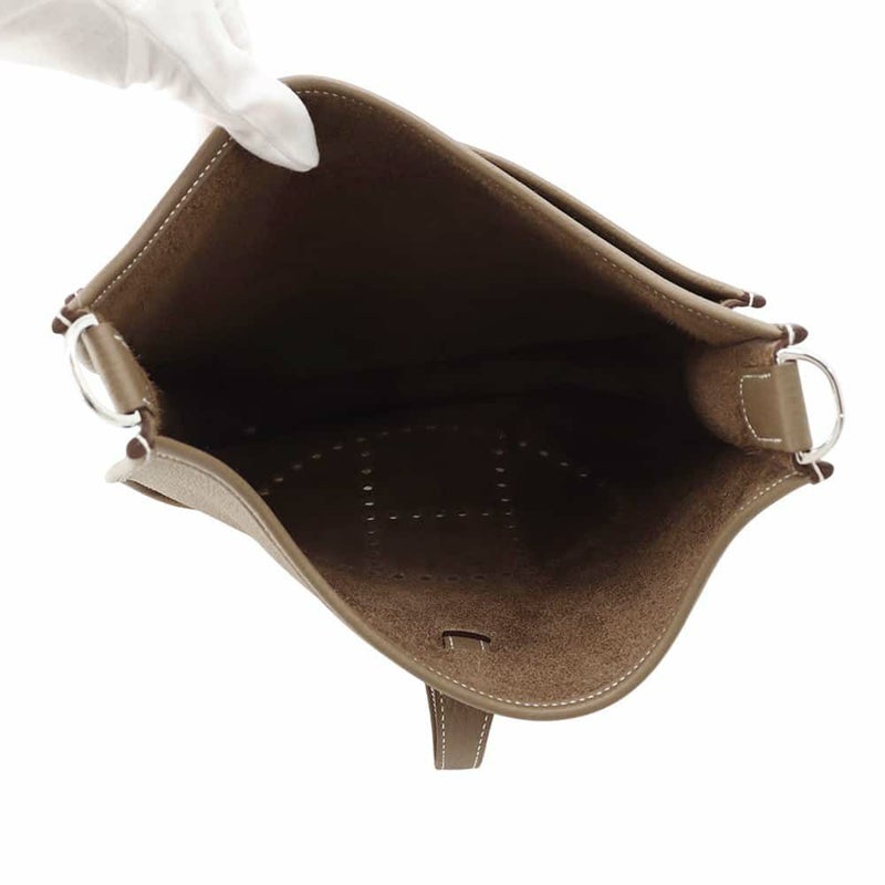 エルメス ショルダーバッグ エブリン3 PM エトゥープ/シルバー金具 トリヨンクレマンス W刻印