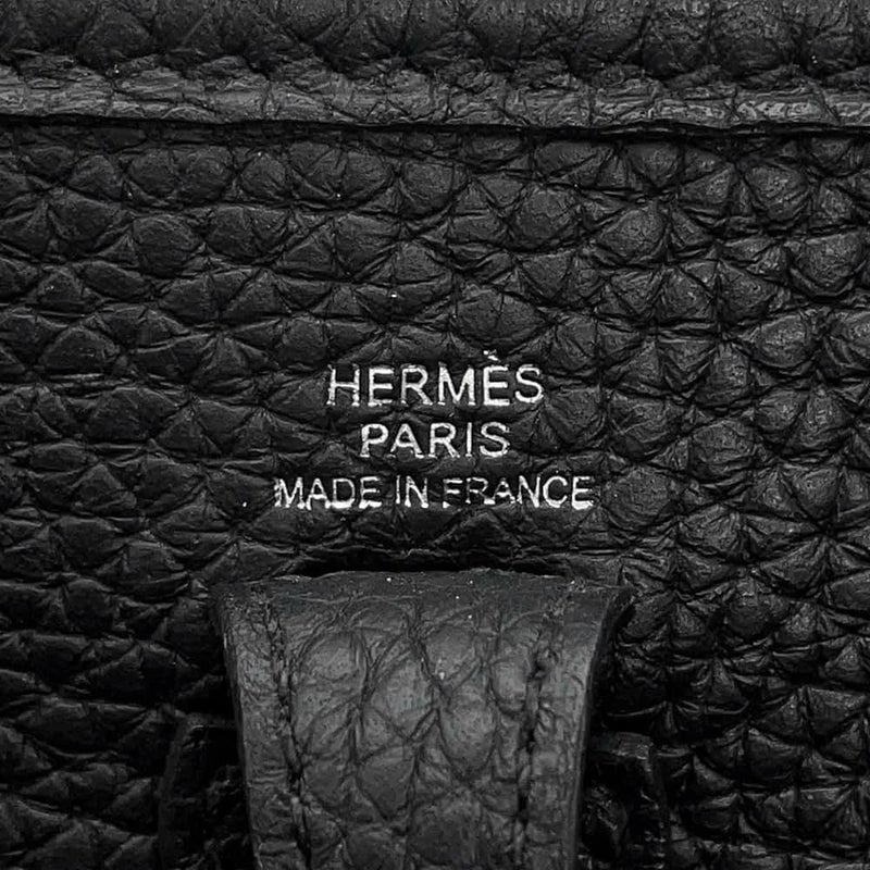 エルメス エブリンTPM アマゾン ブラック/シルバー金具 トリヨンクレマンス Z刻印 黒