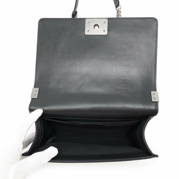 シャネル チェーンショルダーバッグ ココマーク ボーイシャネル A67086 CHANEL 斜めがけ BOY CHANEL 黒