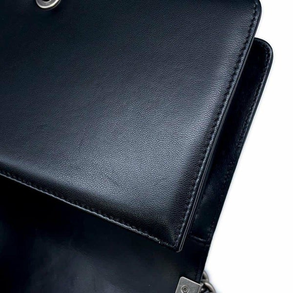 シャネル チェーンショルダーバッグ ココマーク ボーイシャネル A67086 CHANEL 斜めがけ BOY CHANEL 黒