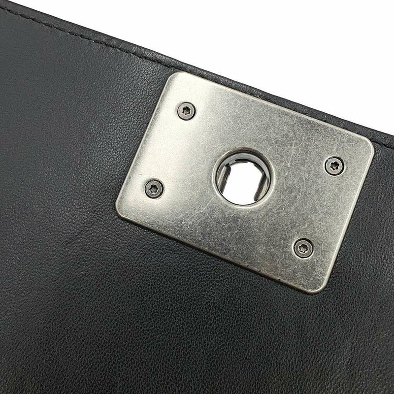 シャネル チェーンショルダーバッグ ココマーク ボーイシャネル A67086 CHANEL 斜めがけ BOY CHANEL 黒