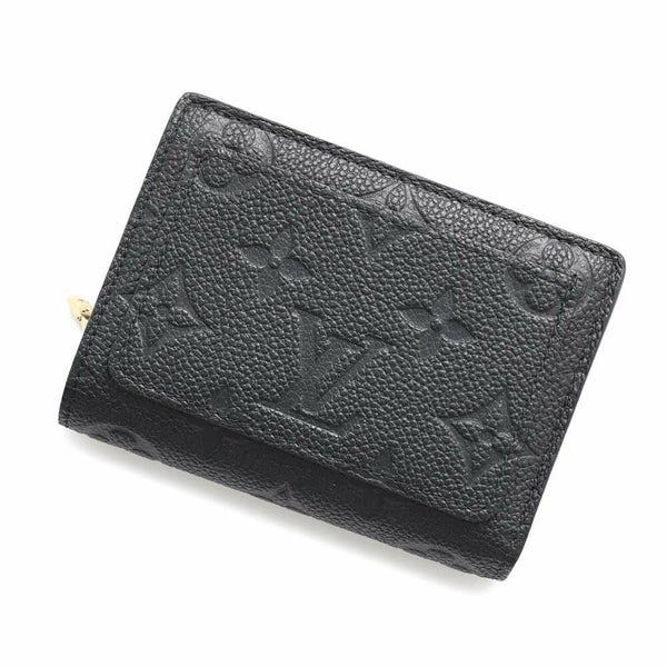 ルイヴィトン 二つ折り財布 モノグラム・アンプラント ポルトフォイユ・クレア M80151 LOUIS VUITTON ヴィトン 財布 ブラック 黒
