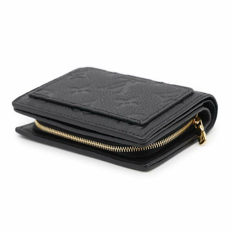 ルイヴィトン 二つ折り財布 モノグラム・アンプラント ポルトフォイユ・クレア M80151 LOUIS VUITTON ヴィトン 財布 ブラック 黒