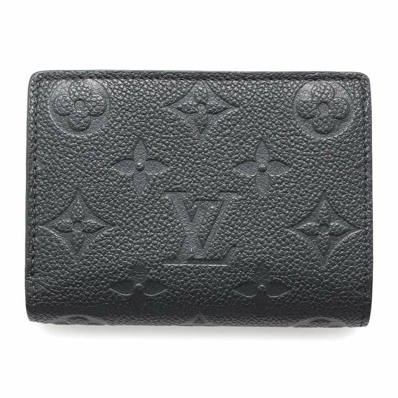ルイヴィトン 二つ折り財布 モノグラム・アンプラント ポルトフォイユ・クレア M80151 LOUIS VUITTON ヴィトン 財布 ブラック 黒