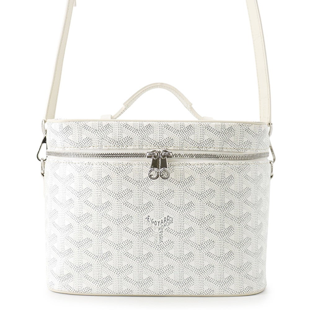 GOYARD ゴヤール ホワイト ハンドバッグ GOYARD（ゴヤール） ボエム ホーボーバッグ ショルダーバッグ ワン
