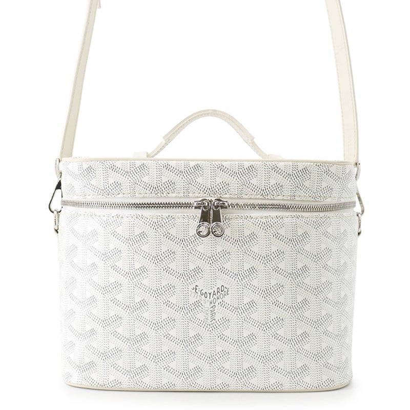 ゴヤール ハンドバッグ ミューズ ヴァニティケース PVC レザー MUSEVAPMLTY50CL50P GOYARD 白 2way