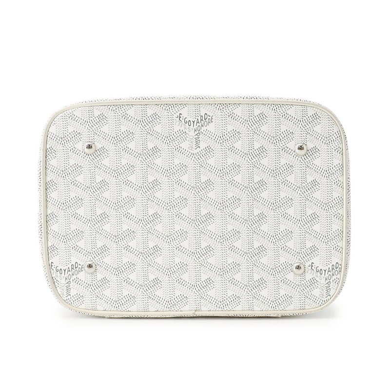 ゴヤール ハンドバッグ ミューズ ヴァニティケース PVC レザー MUSEVAPMLTY50CL50P GOYARD 白 2way