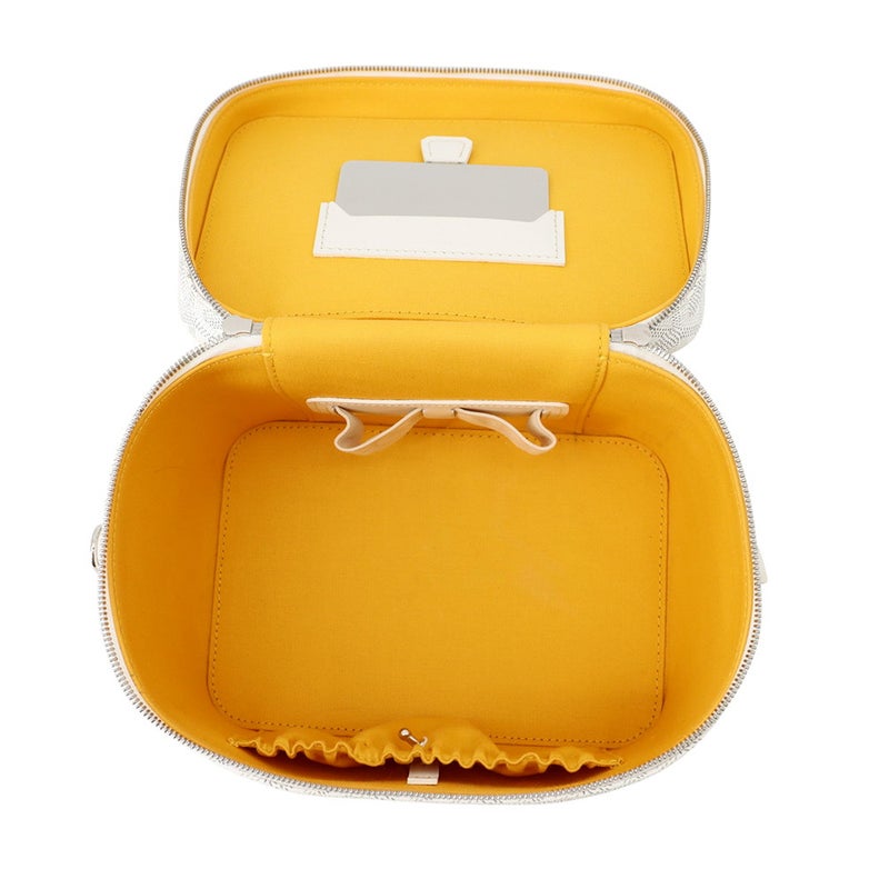 ゴヤール ハンドバッグ ミューズ ヴァニティケース PVC レザー MUSEVAPMLTY50CL50P GOYARD 白 2way