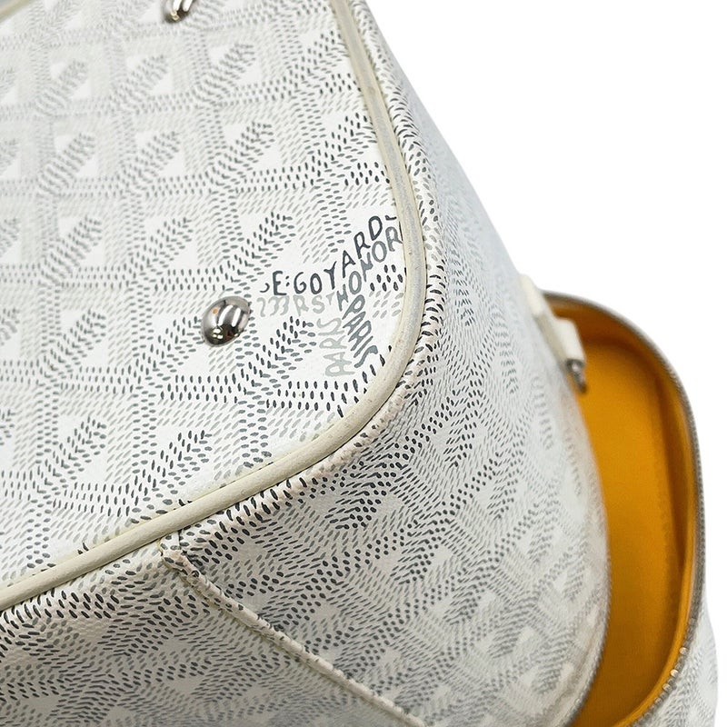 ゴヤール ハンドバッグ ミューズ ヴァニティケース PVC レザー MUSEVAPMLTY50CL50P GOYARD 白 2way