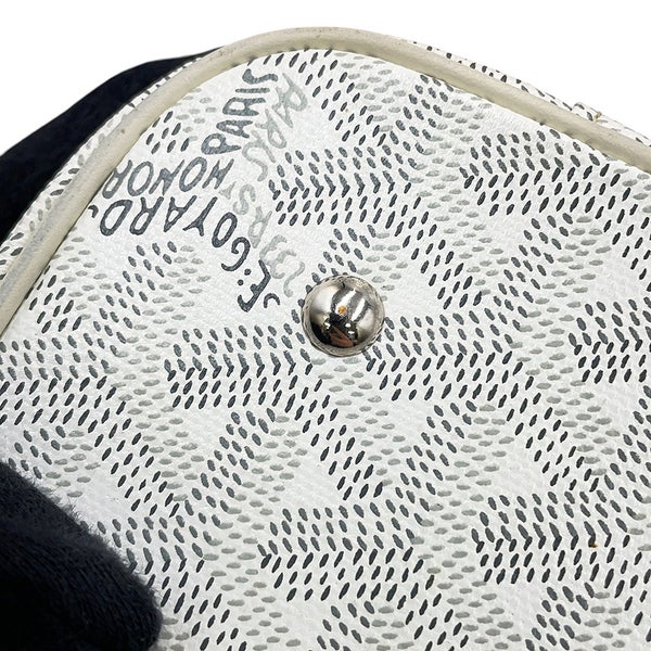 ゴヤール ハンドバッグ ミューズ ヴァニティケース PVC レザー MUSEVAPMLTY50CL50P GOYARD 白 2way