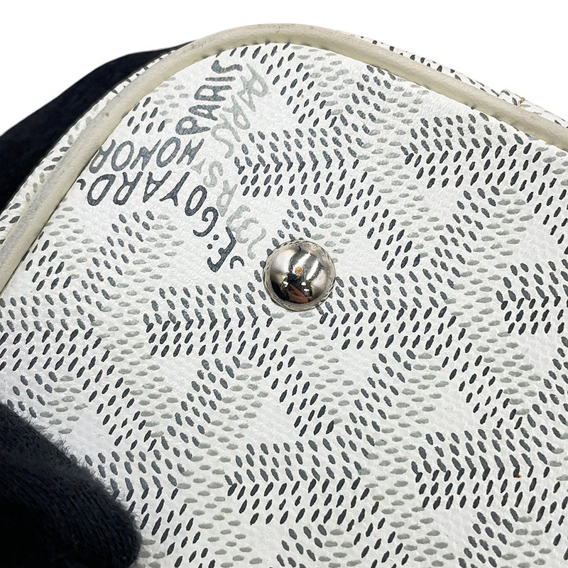 ゴヤール ハンドバッグ ミューズ ヴァニティケース PVC レザー MUSEVAPMLTY50CL50P GOYARD 白 2way