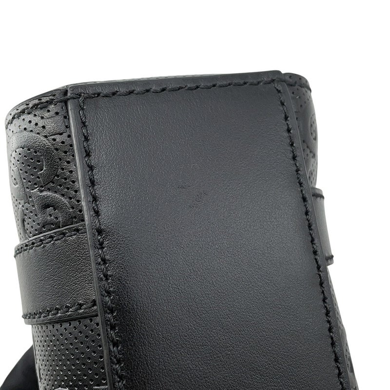 グッチ ハンドバッグ GGエンボス レザー 696010 GUCCI 2wayショルダーバッグ 黒