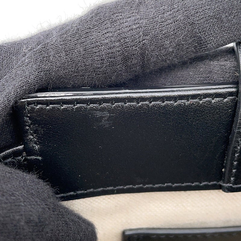 グッチ ハンドバッグ GGエンボス レザー 696010 GUCCI 2wayショルダーバッグ 黒