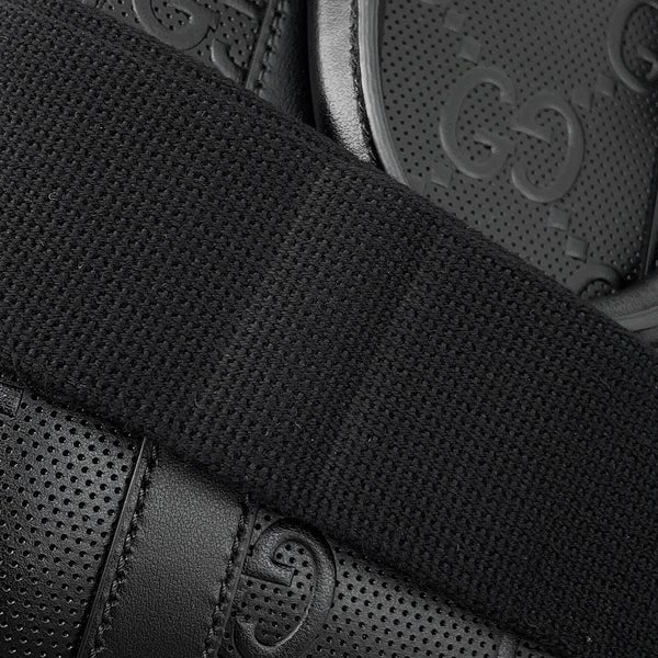 グッチ ハンドバッグ GGエンボス レザー 696010 GUCCI 2wayショルダーバッグ 黒