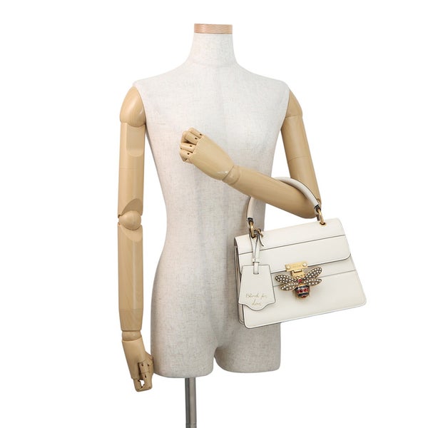 グッチ ハンドバッグ クイーンマーガレット レザー 476541 GUCCI 2wayショルダー ハチ
