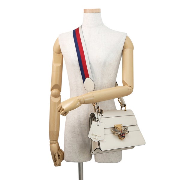 グッチ ハンドバッグ クイーンマーガレット レザー 476541 GUCCI 2wayショルダー ハチ