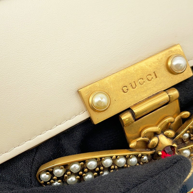 グッチ ハンドバッグ クイーンマーガレット レザー 476541 GUCCI 2wayショルダー ハチ