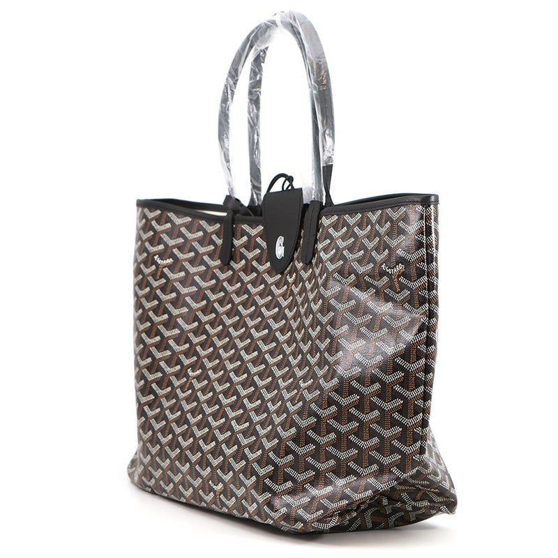 ゴヤール トートバッグ サンルイPM PVC/レザー STLCROPMLTY01CL01P GOYARD ポーチ付き 黒