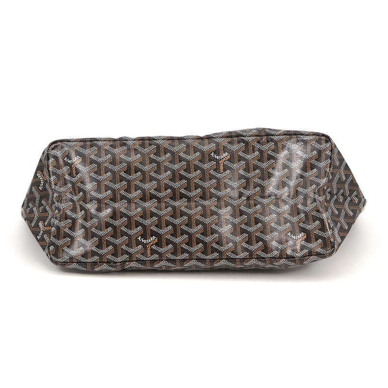ゴヤール トートバッグ サンルイPM PVC/レザー STLCROPMLTY01CL01P GOYARD ポーチ付き 黒