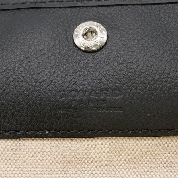 ゴヤール トートバッグ サンルイPM PVC/レザー STLCROPMLTY01CL01P GOYARD ポーチ付き 黒
