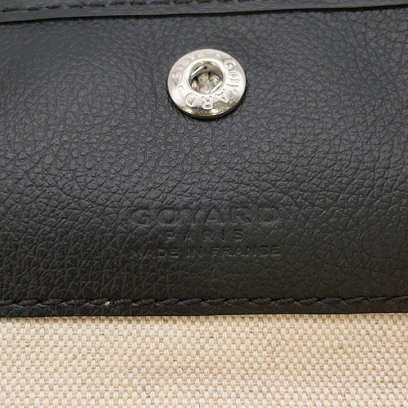 ゴヤール トートバッグ サンルイPM PVC/レザー STLCROPMLTY01CL01P GOYARD ポーチ付き 黒