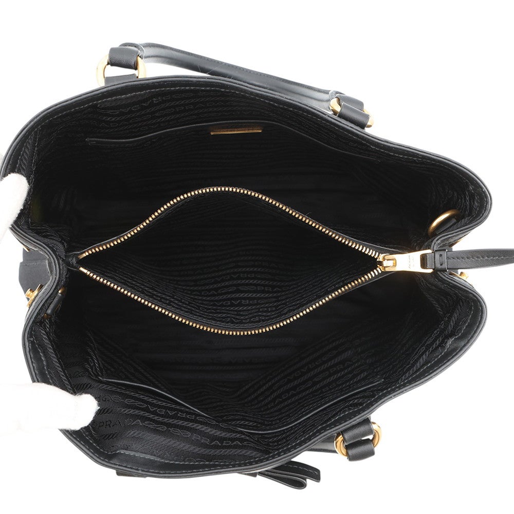 プラダ ハンドバッグ ロゴ ジャガード キャンバス 1BA579 PRADA 2way