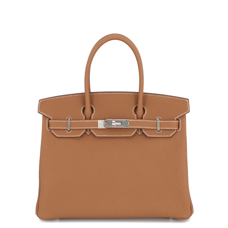エルメス バーキン30 ゴールド/シルバー金具 トゴ G刻印 HERMES Birkin ハンドバッグ