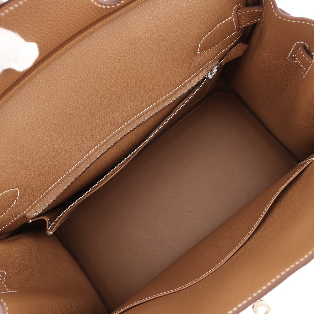 エルメス バーキン30 ゴールド/シルバー金具 トゴ G刻印 HERMES Birkin