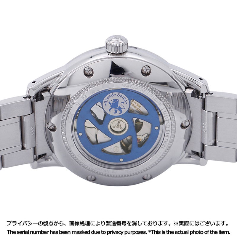 セイコー グランドセイコー キャリバー9S 25周年記念限定モデル 世界限定1700本 SEIKO 腕時計 スカイブルー文字盤