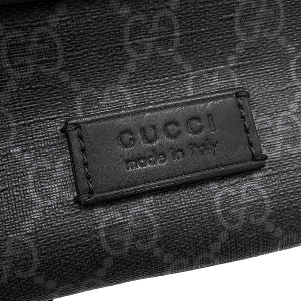 グッチ ボディバッグ GGスプリーム 474293 GUCCI ウエストバッグ メンズ 黒