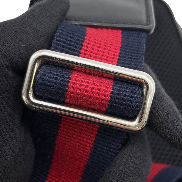 グッチ ボディバッグ GGスプリーム 474293 GUCCI ウエストバッグ メンズ 黒