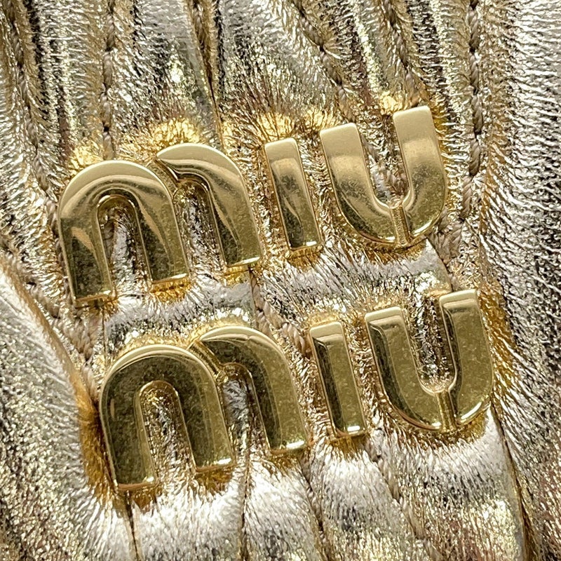 ミュウミュウ ショルダーバッグ マテラッセ マイクロバッグ レザー 5NR018MIUMIU バッグ