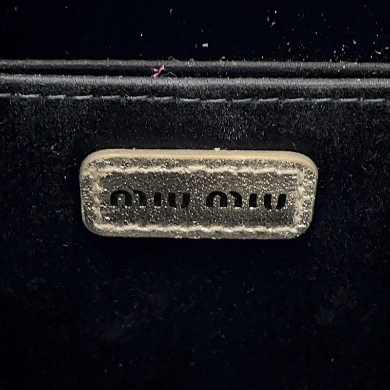 ミュウミュウ ショルダーバッグ マテラッセ マイクロバッグ レザー 5NR018MIUMIU バッグ