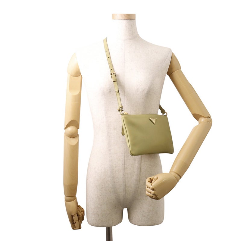 プラダ ショルダーバッグ トライアングルロゴ レザー 1BC238 PRADA バッグ