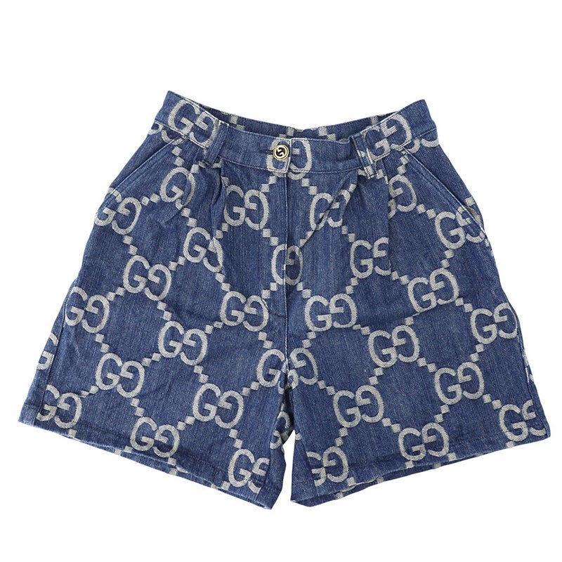 グッチ パンツ GGデニム ショート コットン レディースサイズ42 GUCCI ボトムス