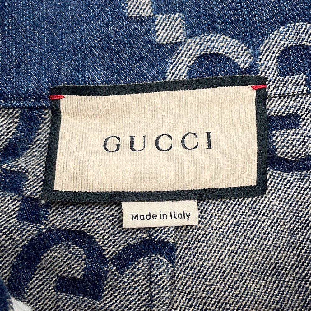 グッチ パンツ GGデニム ショート コットン レディースサイズ42 GUCCI