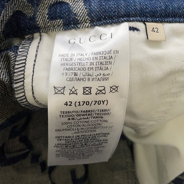 グッチ パンツ GGデニム ショート コットン レディースサイズ42 GUCCI ボトムス