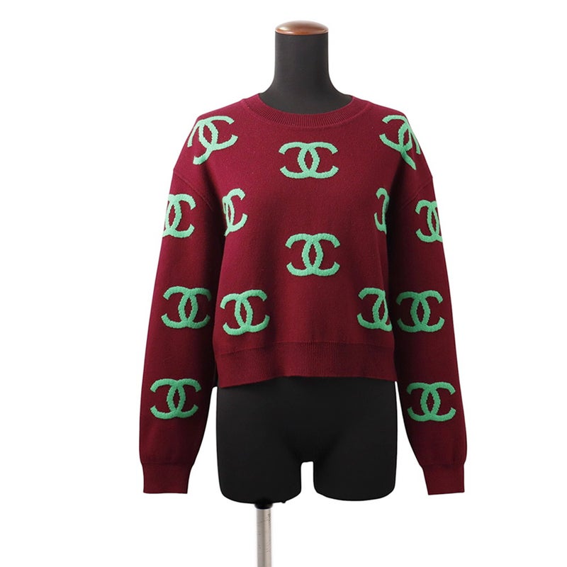 シャネル ニット ココマーク カシミヤ レディースサイズ38 P70525 CHANEL セーター トップス