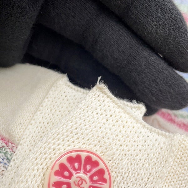 シャネル ワンピース ココボタン ココマーク コットン レディースサイズ38 P53328 CHANEL トップス