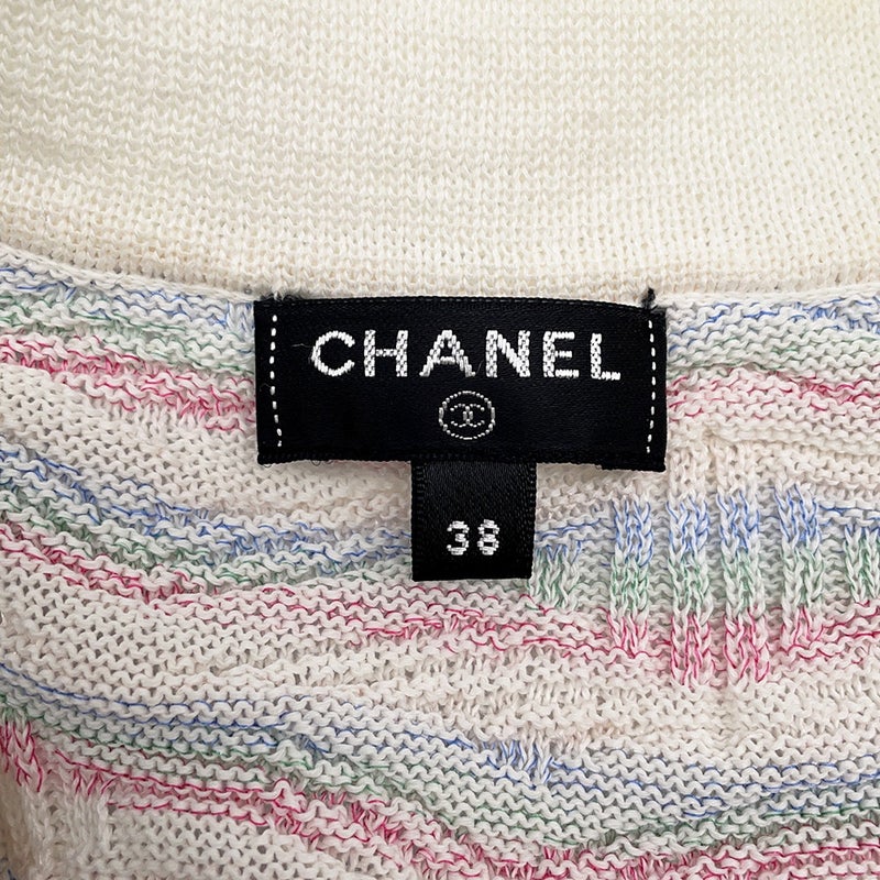 シャネル ワンピース ココボタン ココマーク コットン レディースサイズ38 P53328 CHANEL トップス